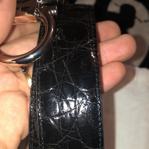 Salvatore ferragamo alligator skin belt - Picture 1 of 5